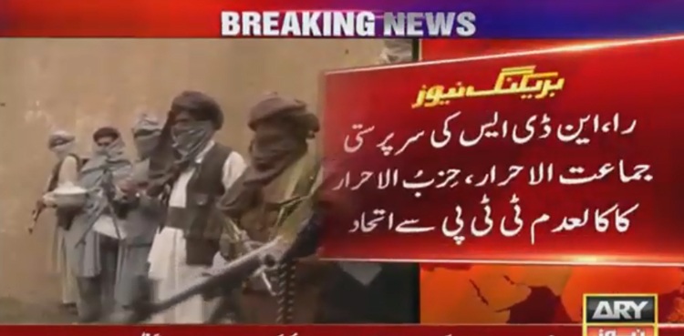 RAW NDS TTP militant alliance Pakistan Afghanistan