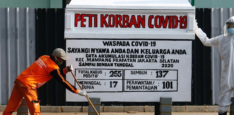 COVID-19 coffin Jakarta