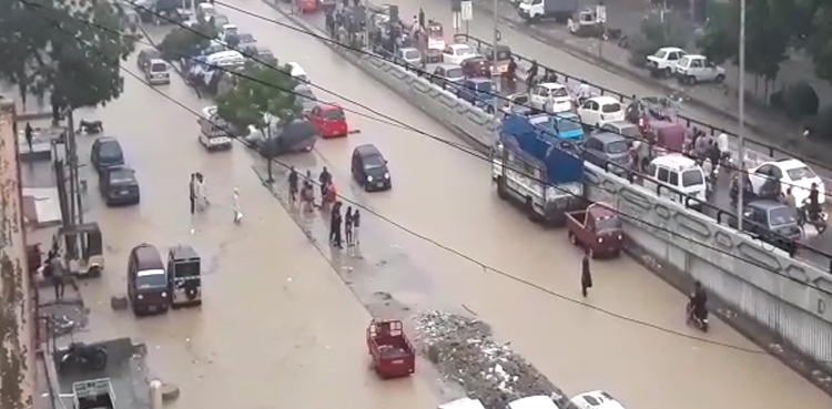 rain Karachi natural defence system Malik Amin Aslam