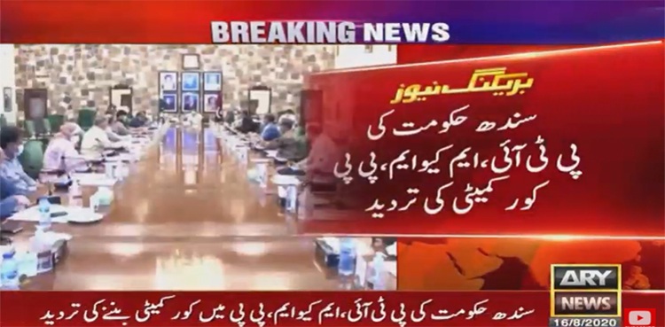 Sindh government, Karachi committee, Nasir Hussain Shah