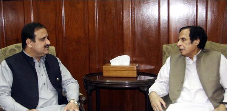 Punjab CM Usman Buzdar Pervaiz Elahi PML-Q