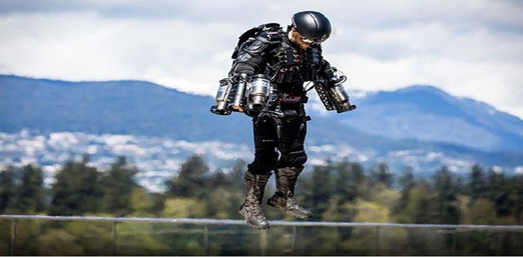Jet Pack - man flies -pilot