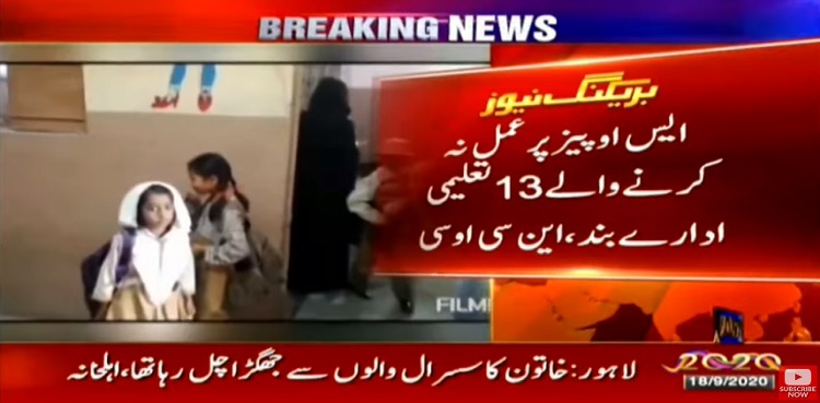 educational institutes shut