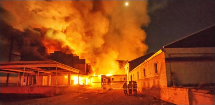 Garment factory fire Karachi Gulbai