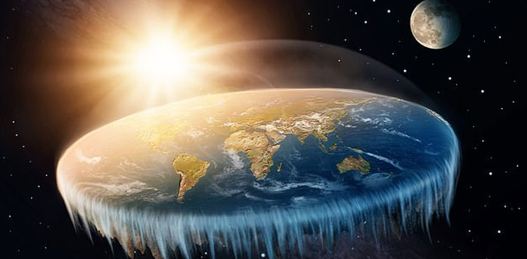 flat-earther world