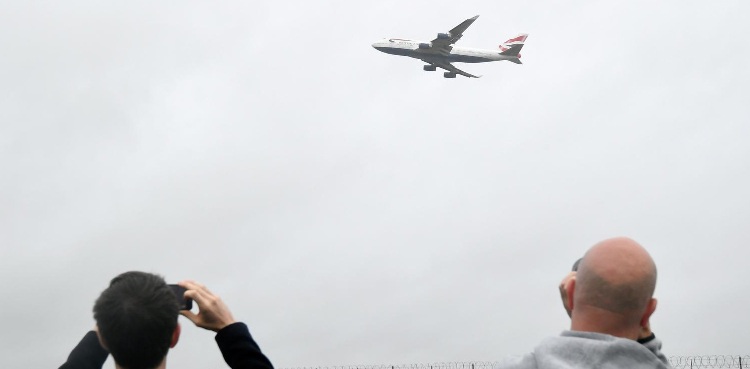 British Airways jumbo jet
