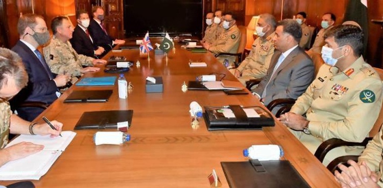 UK defence staff chief COAS Bajwa