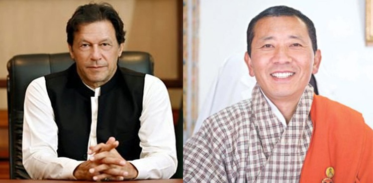 PM-imran-khan-lotay-tshering-pakistan-bhutan-pilgrims-buddhist