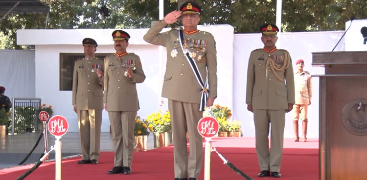 coas qamar javed bajwa pma kakul passing out parade