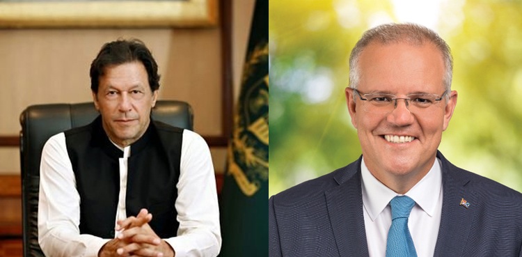 Prime-Minister-imran-khan-Scott-morrison-australia-pakistan-cricket