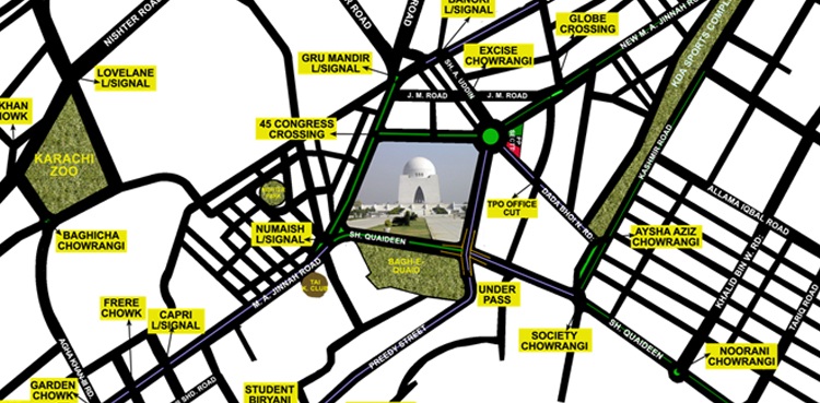 PDM Karachi rally traffic plan