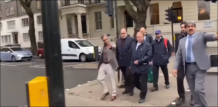 London meetings Nawaz Sharif Babar Awan