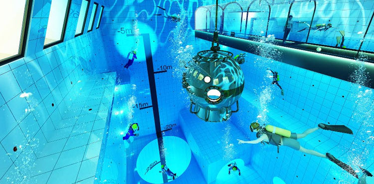 Deepest Diving pool