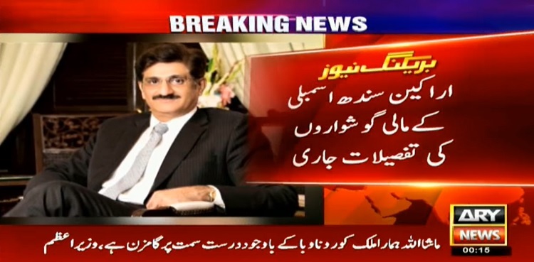Assets details, Sindh Assembly, ECP
