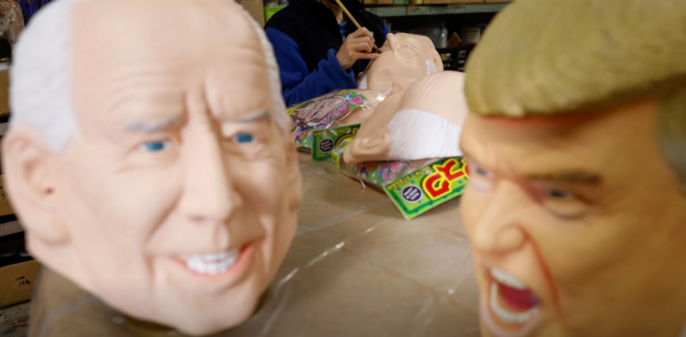 Biden Trump mask