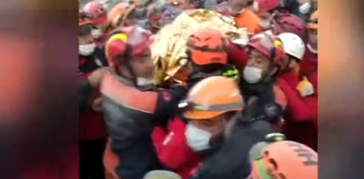 Turkey rubble rescue
