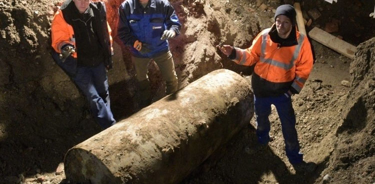 300-kilo WWI bomb, Belgrade, Serbia