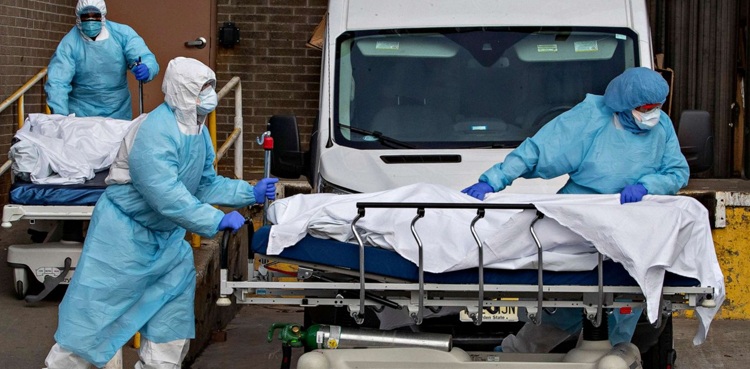 covid-19 patient beaten to death