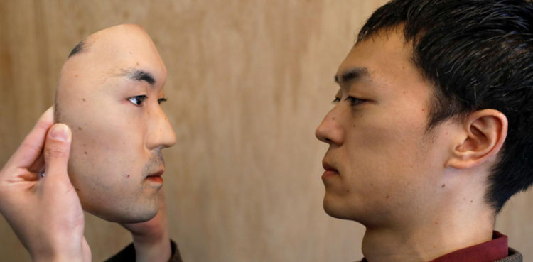 hyper realistic masks japan