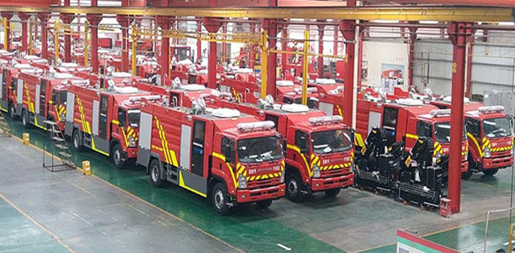 fire tenders, Karachi, China, Imran khan, federal government