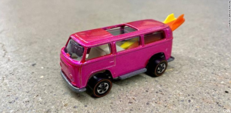 beach bomb volkswagen bus most valuable hot wheels car bruce pascal