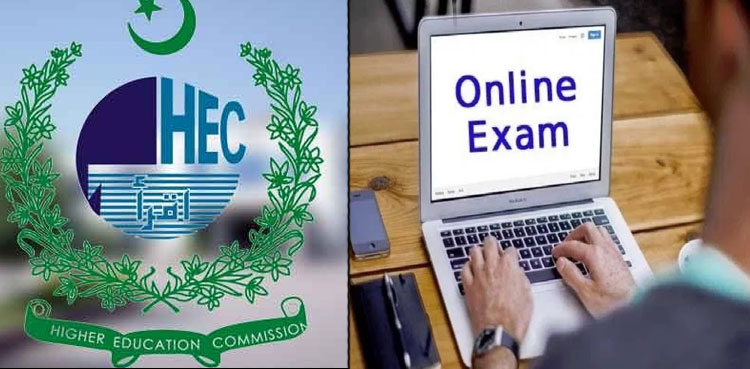 HEC online exams universities