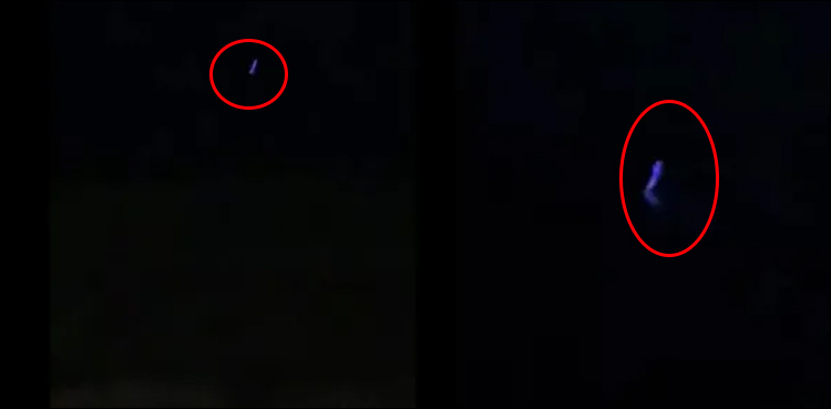 UFO, Huwaii, blue object landing in ocean, FAA
