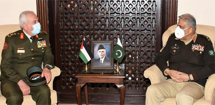 ISPR, COAS Qamar Javed Bajwa, Jordan Armed Forces