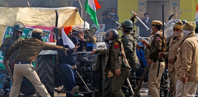 tractor rally farmers protests new delhi republic day