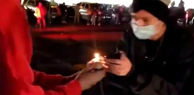 firework, boy, blow off both hands, Texas, car racing
