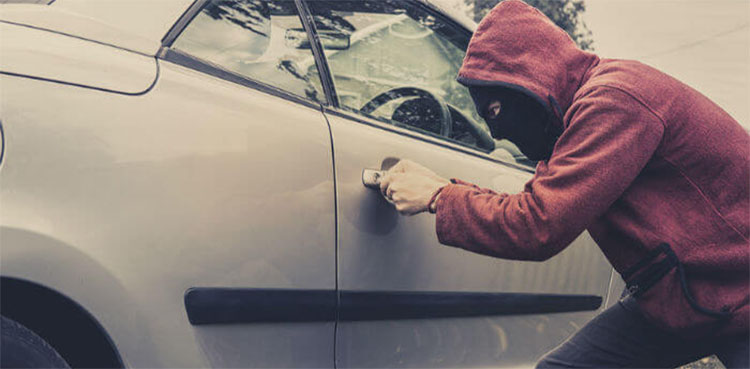 child, thief, car, mother