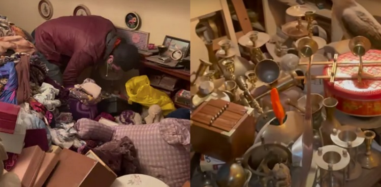 man treasure hoarder's house
