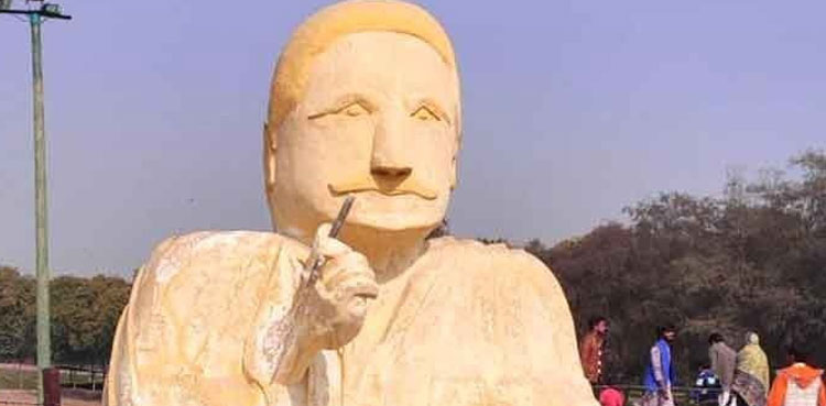 Allama Iqbal’s botched sculpture