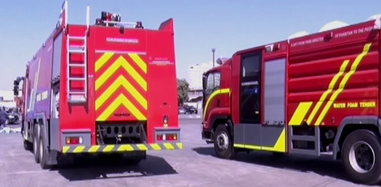 Karachi fire continuing, Korangi Creek oil refinery, two days