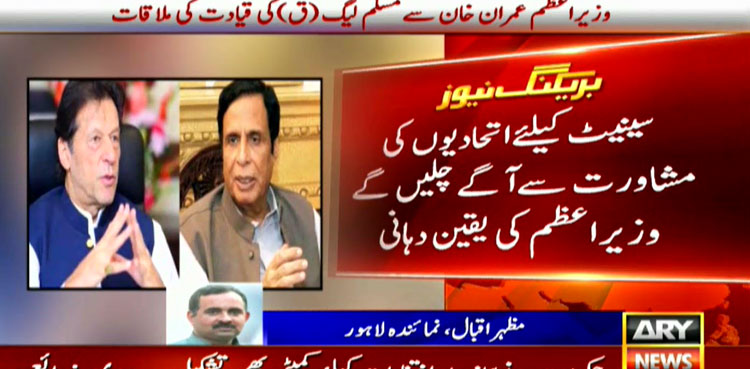 PML-Q delegation calls on PM Imran Khan