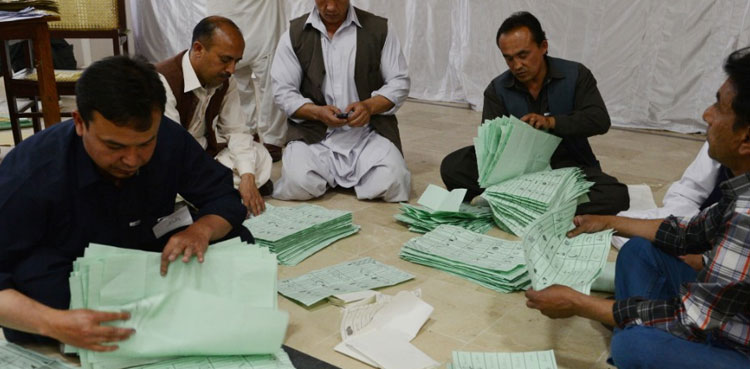 Vote count underway Tharparkar