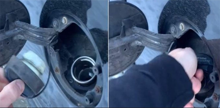 TikTok, fuel cap, hack, trick