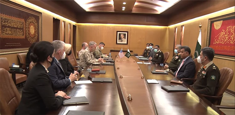ISPR, COAS Qamar Javed Bajwa, US centcom commander,