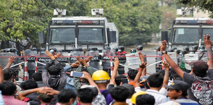 Myanmar protests military