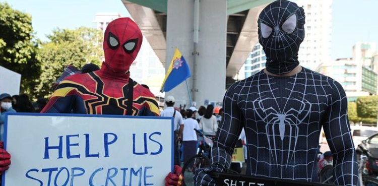 Spiderman Myanmar