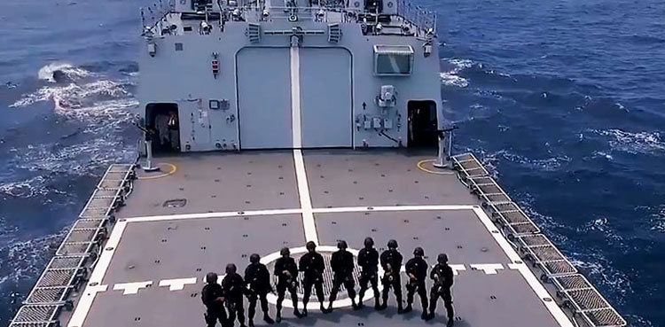 Pak navy promo Aman exercise