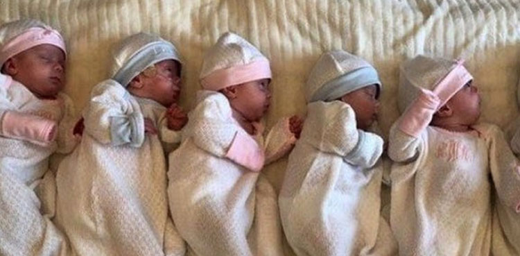 KP woman birth quintuplets