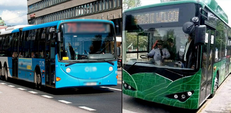 Sindh biogas buses Karachi