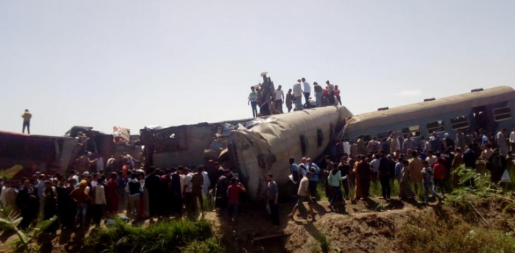 train crash egypt