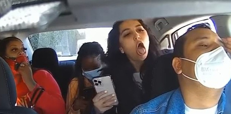 uber driver coughed assaulted passengers viral video