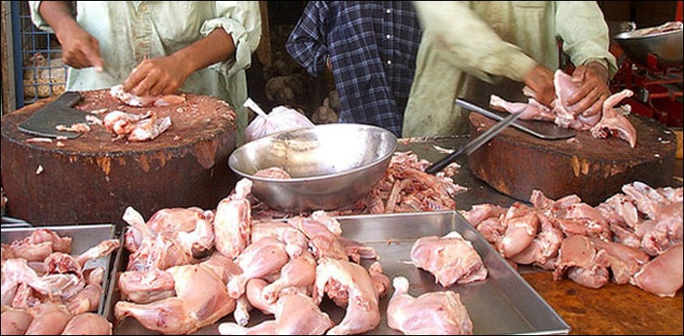 Chicken price Pakistan downward trend