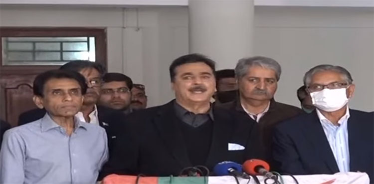 Khalid Maqbool Siddiqui MQM-P, Yousuf Raza Gilani, Senate