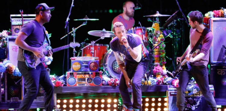 Coldplay concert glastonbury
