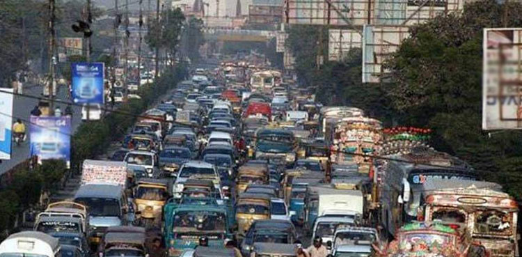 Karachi traffic jam, Traffic jam