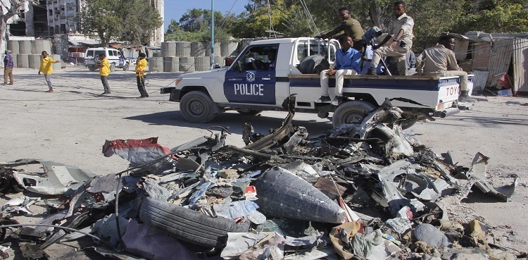 Somalia cafe attack, nine killed, security sources